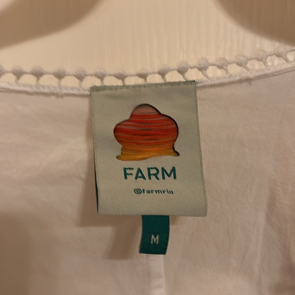 Farm Rio Elegant White Lace Dress - Picture 5 of 5